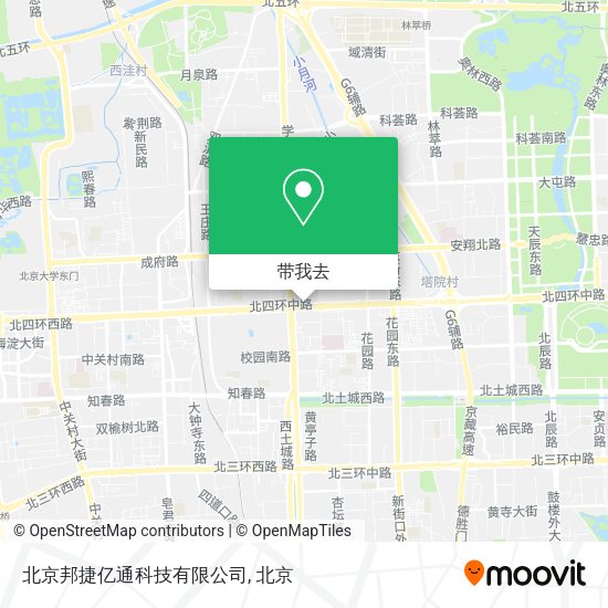 北京邦捷亿通科技有限公司地图
