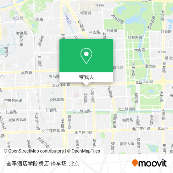全季酒店学院桥店-停车场地图