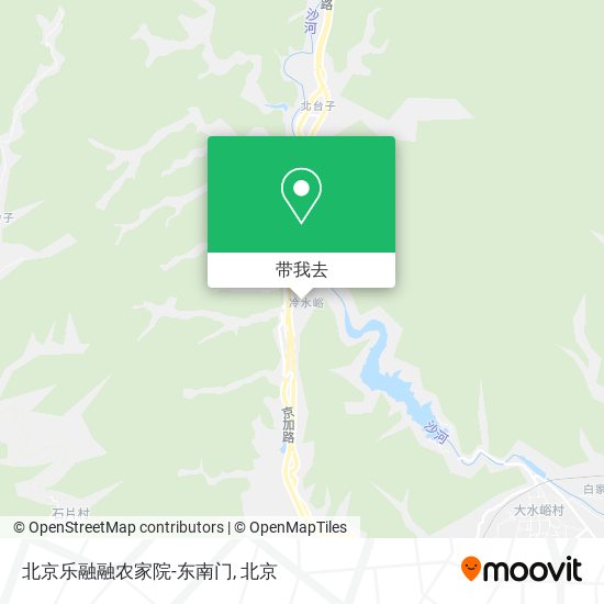 北京乐融融农家院-东南门地图
