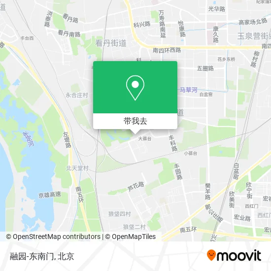 融园-东南门地图