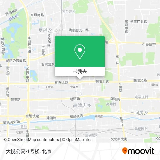 大悦公寓-1号楼地图