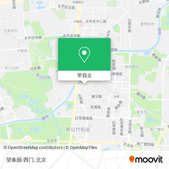 望春园-西门地图