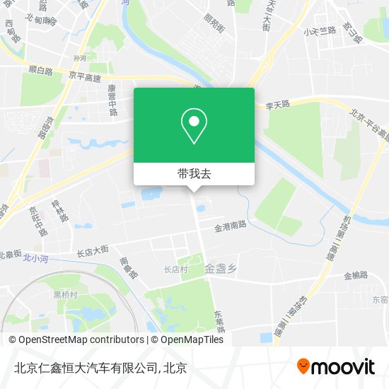 北京仁鑫恒大汽车有限公司地图