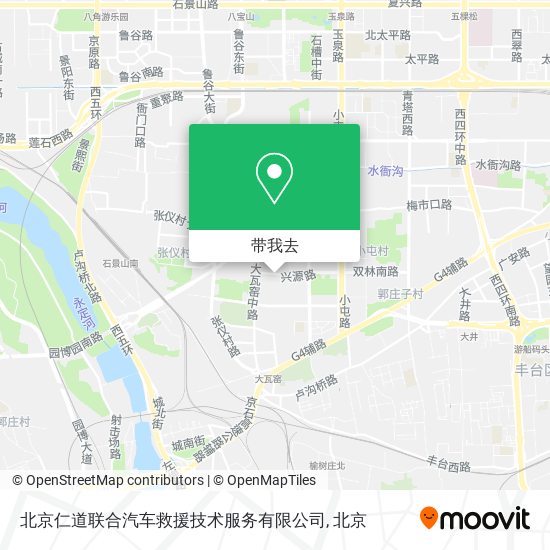 北京仁道联合汽车救援技术服务有限公司地图