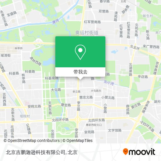 北京吉鹏迦逊科技有限公司地图