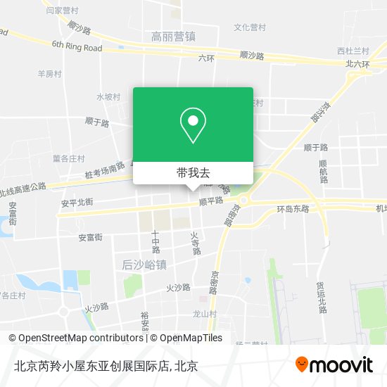 北京芮羚小屋东亚创展国际店地图