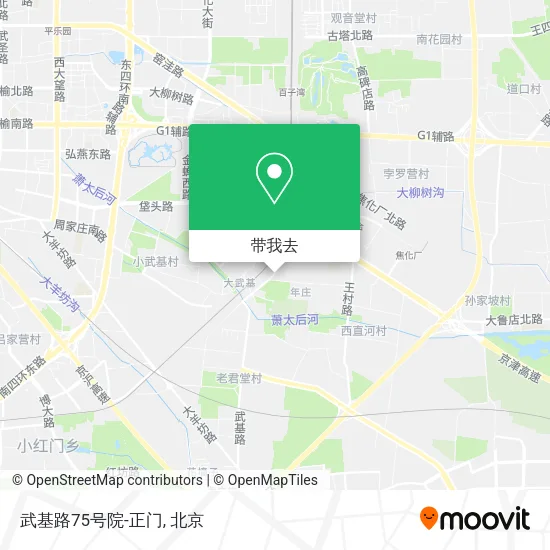 武基路75号院-正门地图