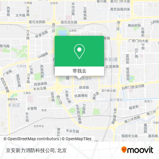 京安新力消防科技公司地图