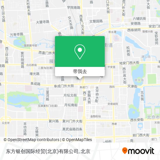 东方银创国际经贸(北京)有限公司地图