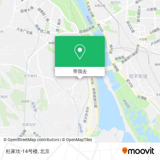 杜家坎-14号楼地图
