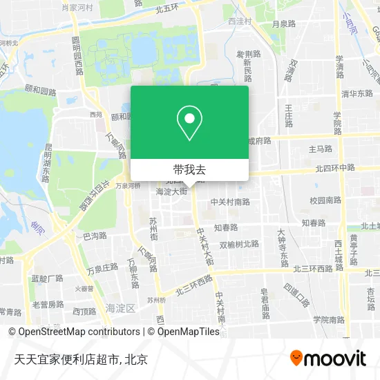 天天宜家便利店超市地图