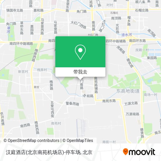 汉庭酒店(北京南苑机场店)-停车场地图