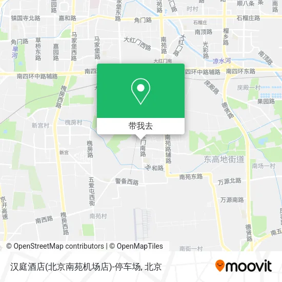 汉庭酒店(北京南苑机场店)-停车场地图