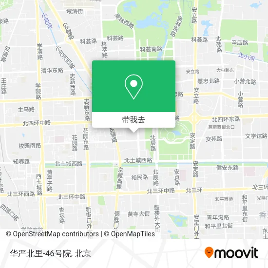华严北里-46号院地图