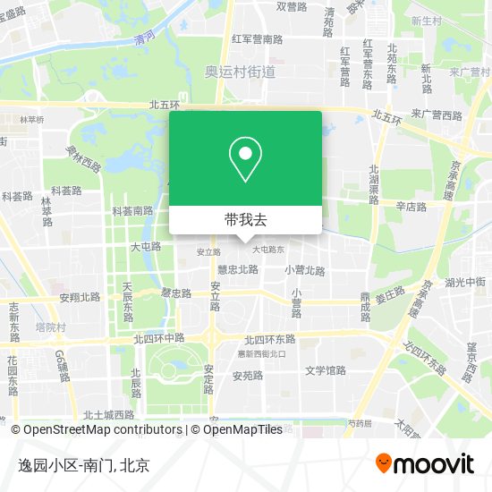 逸园小区-南门地图