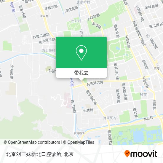 北京刘三妹新北口腔诊所地图