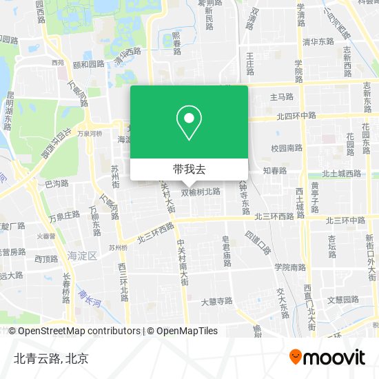 北青云路地图