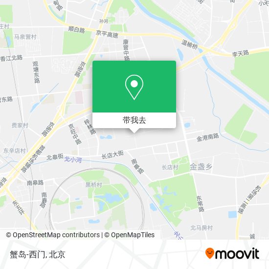 蟹岛-西门地图