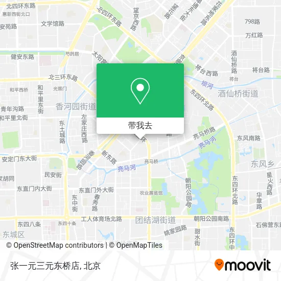 张一元三元东桥店地图