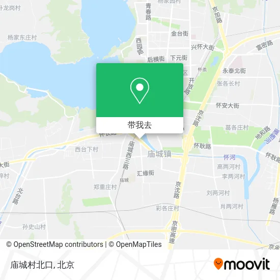 庙城村北口地图