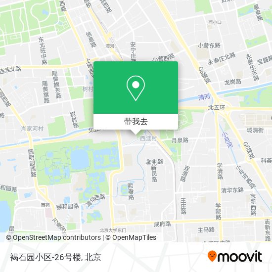 褐石园小区-26号楼地图