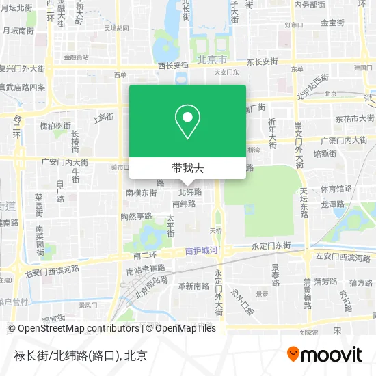 禄长街/北纬路(路口)地图