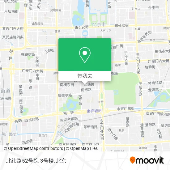 北纬路52号院-3号楼地图