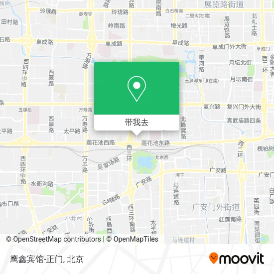 鹰鑫宾馆-正门地图