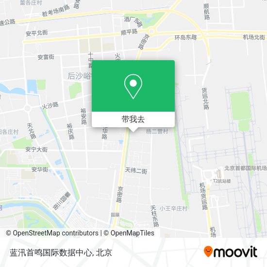 蓝汛首鸣国际数据中心地图