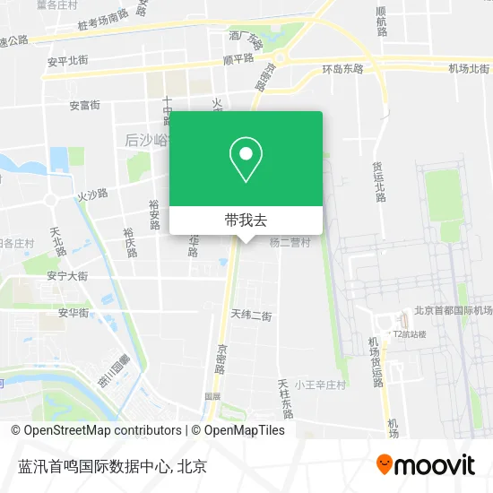 蓝汛首鸣国际数据中心地图