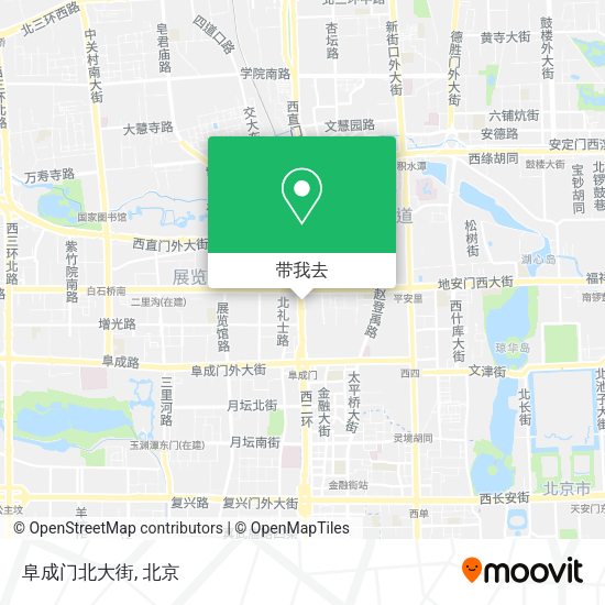 阜成门北大街地图