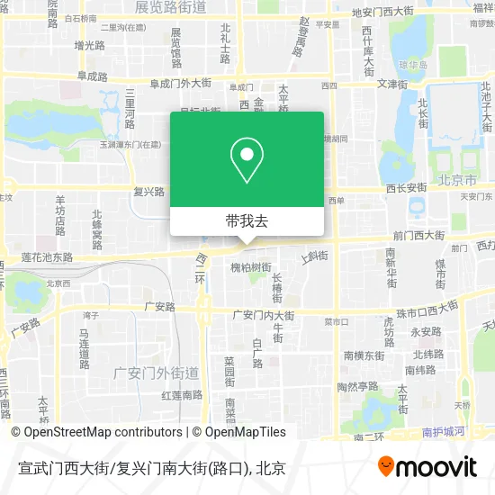 宣武门西大街/复兴门南大街(路口)地图