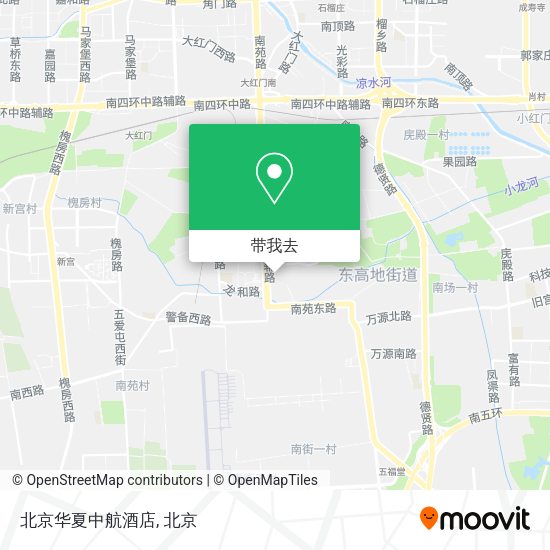 北京华夏中航酒店地图