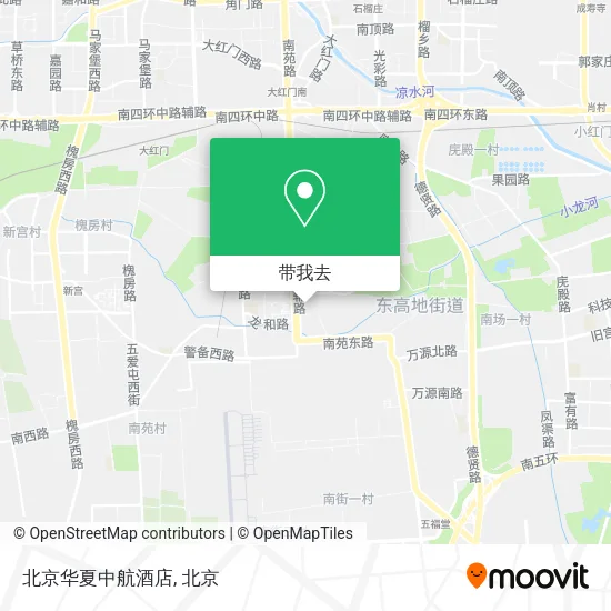 北京华夏中航酒店地图