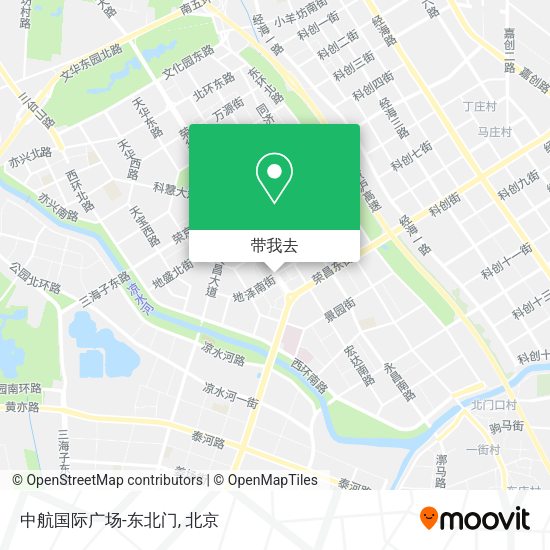 中航国际广场-东北门地图