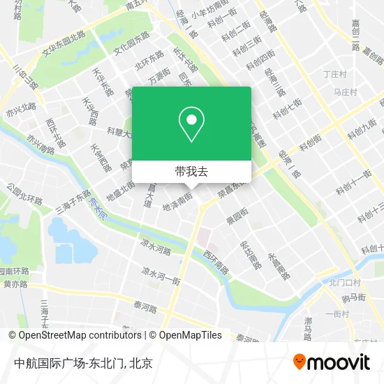 中航国际广场-东北门地图