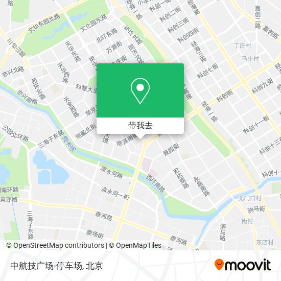 中航技广场-停车场地图