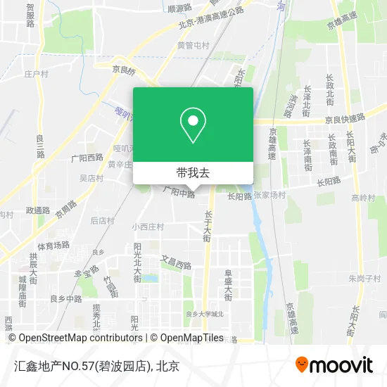 汇鑫地产NO.57(碧波园店)地图