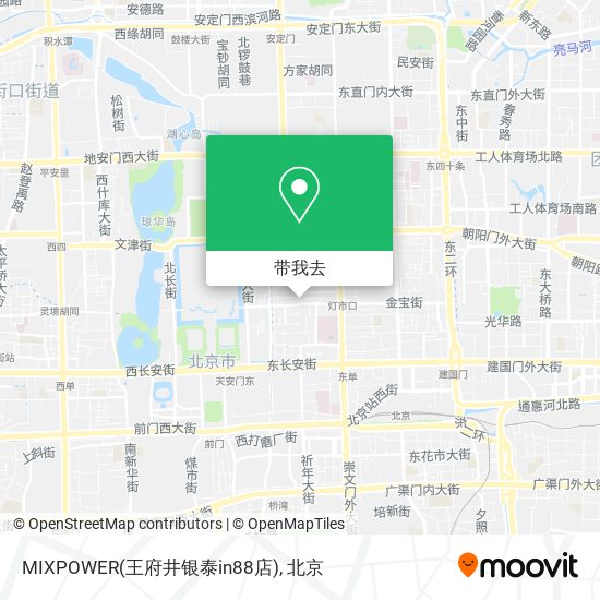 MIXPOWER(王府井银泰in88店)地图
