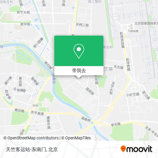 天竺客运站-东南门地图