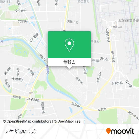 天竺客运站地图