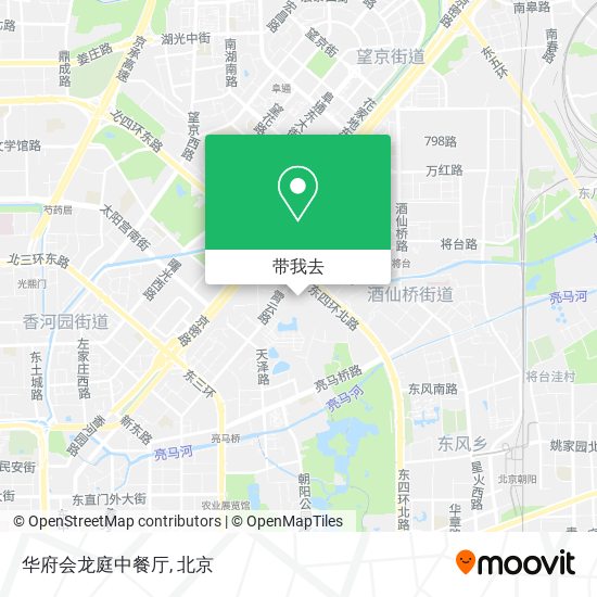 华府会龙庭中餐厅地图