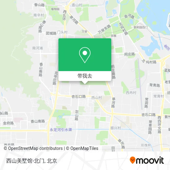 西山美墅馆-北门地图