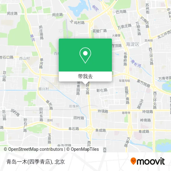青岛一木(四季青店)地图