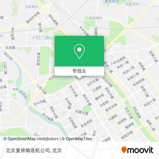 北京曼肯输送机公司地图