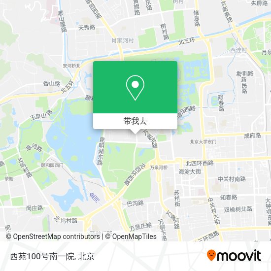 西苑100号南一院地图