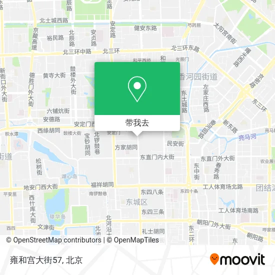 雍和宫大街57地图