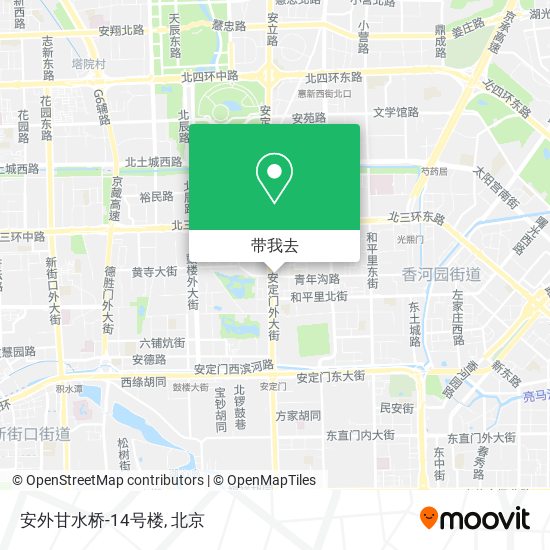 安外甘水桥-14号楼地图
