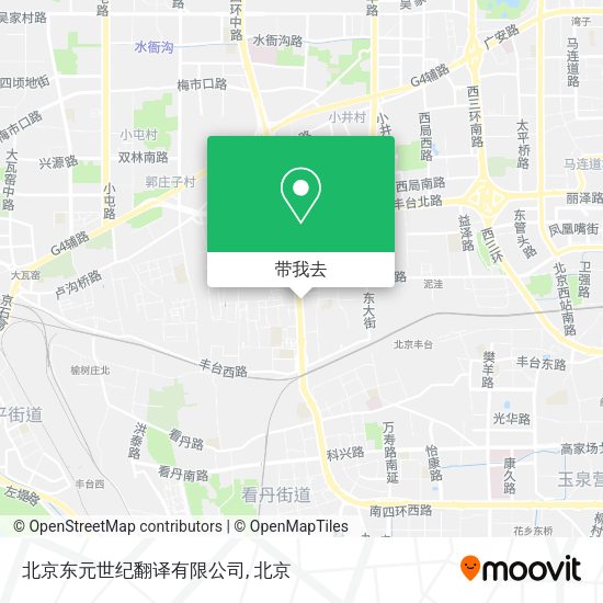 北京东元世纪翻译有限公司地图