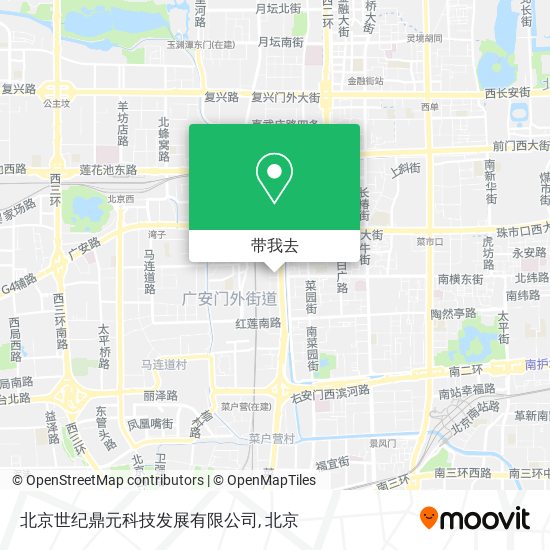 北京世纪鼎元科技发展有限公司地图